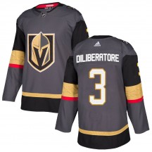 Men's Adidas Vegas Golden Knights Peter DiLiberatore Gold Gray Home Jersey - Authentic