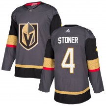 Men's Adidas Vegas Golden Knights Clayton Stoner Gold Gray Home Jersey - Authentic