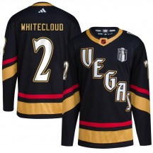 Youth Adidas Vegas Golden Knights Zach Whitecloud Gold Black Reverse Retro 2.0 2023 Stanley Cup Final Jersey - Authentic