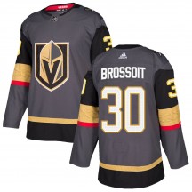Youth Adidas Vegas Golden Knights Laurent Brossoit Gold Gray Home Jersey - Authentic