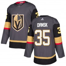 Youth Adidas Vegas Golden Knights Oscar Dansk Gold Gray Home Jersey - Authentic