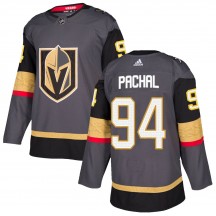 Youth Adidas Vegas Golden Knights Brayden Pachal Gold Gray Home Jersey - Authentic