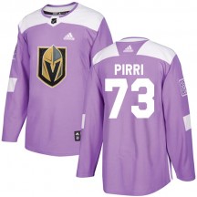 Youth Adidas Vegas Golden Knights Brandon Pirri Purple Fights Cancer Practice Jersey - Authentic