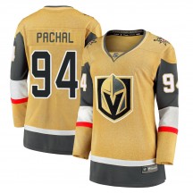 Women's Fanatics Branded Vegas Golden Knights Brayden Pachal Gold Breakaway 2020/21 Alternate Jersey - Premier