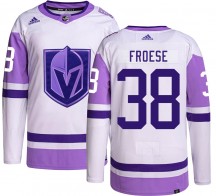Men's Adidas Vegas Golden Knights Byron Froese Gold Hockey Fights Cancer Jersey - Authentic