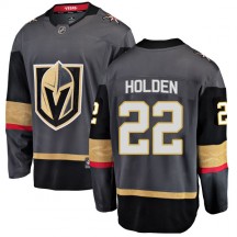 Men's Fanatics Branded Vegas Golden Knights Nick Holden Gold Black Home Jersey - Breakaway