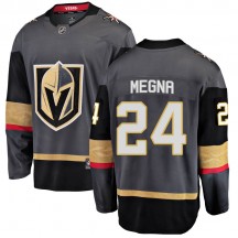 Men's Fanatics Branded Vegas Golden Knights Jaycob Megna Gold Black Home Jersey - Breakaway