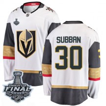 Youth Fanatics Branded Vegas Golden Knights Malcolm Subban Gold White Away 2018 Stanley Cup Final Patch Jersey - Breakaway