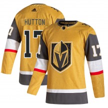 Youth Adidas Vegas Golden Knights Ben Hutton Gold 2020/21 Alternate Jersey - Authentic