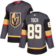 Youth Adidas Vegas Golden Knights Alex Tuch Gold Gray Home Jersey - Authentic