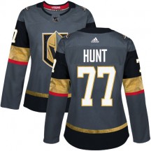 Women's Adidas Vegas Golden Knights Brad Hunt Gold Gray Home Jersey - Authentic