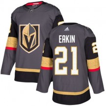 Youth Adidas Vegas Golden Knights Cody Eakin Gold Gray Home Jersey - Authentic