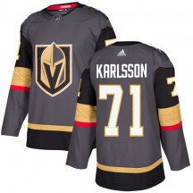 Youth Adidas Vegas Golden Knights William Karlsson Gold Gray Home Jersey - Authentic