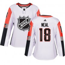 Women's Adidas Vegas Golden Knights James Neal Gold White 2018 All-Star Pacific Division Jersey - Authentic
