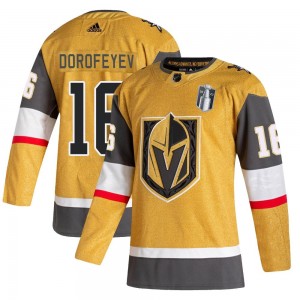 Youth Adidas Vegas Golden Knights Pavel Dorofeyev Gold 2020/21 Alternate 2023 Stanley Cup Final Jersey - Authentic
