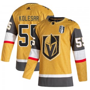 Youth Adidas Vegas Golden Knights Keegan Kolesar Gold 2020/21 Alternate 2023 Stanley Cup Final Jersey - Authentic