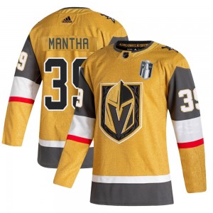 Youth Adidas Vegas Golden Knights Anthony Mantha Gold 2020/21 Alternate 2023 Stanley Cup Final Jersey - Authentic