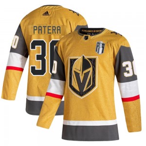 Youth Adidas Vegas Golden Knights Jiri Patera Gold 2020/21 Alternate 2023 Stanley Cup Final Jersey - Authentic