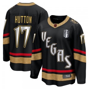Men's Fanatics Branded Vegas Golden Knights Ben Hutton Gold Black Special Edition 2.0 2023 Stanley Cup Final Jersey - Breakaway