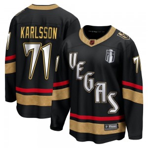 Men's Fanatics Branded Vegas Golden Knights William Karlsson Gold Black Special Edition 2.0 2023 Stanley Cup Final Jersey - Brea