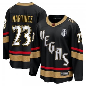Men's Fanatics Branded Vegas Golden Knights Alec Martinez Gold Black Special Edition 2.0 2023 Stanley Cup Final Jersey - Breakaw