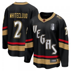 Men's Fanatics Branded Vegas Golden Knights Zach Whitecloud Gold Black Special Edition 2.0 2023 Stanley Cup Final Jersey - Break