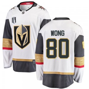 Men's Fanatics Branded Vegas Golden Knights Tyler Wong Gold White Away 2023 Stanley Cup Final Jersey - Breakaway