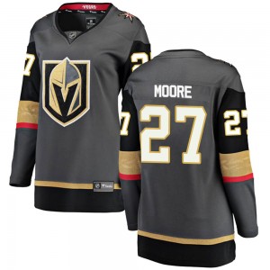 Women's Fanatics Branded Vegas Golden Knights John Moore Gold Black Home Jersey - Breakaway