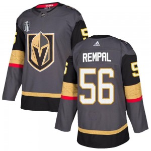 Men's Adidas Vegas Golden Knights Sheldon Rempal Gold Gray Home 2023 Stanley Cup Final Jersey - Authentic