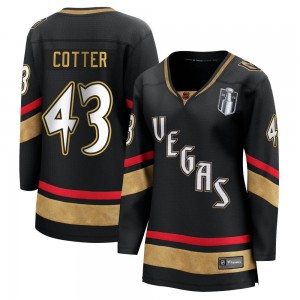 Women's Fanatics Branded Vegas Golden Knights Paul Cotter Gold Black Special Edition 2.0 2023 Stanley Cup Final Jersey - Breakaw