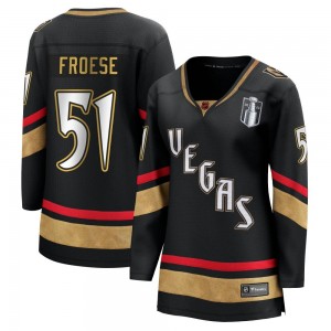 Women's Fanatics Branded Vegas Golden Knights Byron Froese Gold Black Special Edition 2.0 2023 Stanley Cup Final Jersey - Breaka