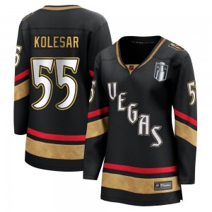 Women's Fanatics Branded Vegas Golden Knights Keegan Kolesar Gold Black Special Edition 2.0 2023 Stanley Cup Final Jersey - Brea