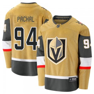Men's Fanatics Branded Vegas Golden Knights Brayden Pachal Gold Breakaway 2020/21 Alternate Jersey - Premier