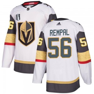 Men's Adidas Vegas Golden Knights Sheldon Rempal Gold White Away 2023 Stanley Cup Final Jersey - Authentic