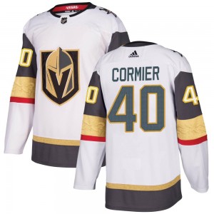 Youth Adidas Vegas Golden Knights Lukas Cormier Gold White Away Jersey - Authentic