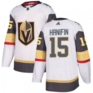 Youth Adidas Vegas Golden Knights Noah Hanifin Gold White Away Jersey - Authentic