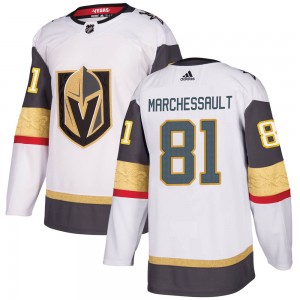 Youth Adidas Vegas Golden Knights Jonathan Marchessault Gold White Away Jersey - Authentic