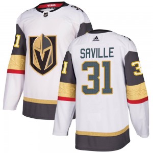 Youth Adidas Vegas Golden Knights Isaiah Saville Gold White Away Jersey - Authentic