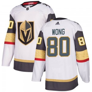Youth Adidas Vegas Golden Knights Tyler Wong Gold White Away Jersey - Authentic
