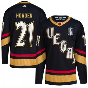 Youth Adidas Vegas Golden Knights Brett Howden Gold Black Reverse Retro 2.0 2023 Stanley Cup Final Jersey - Authentic