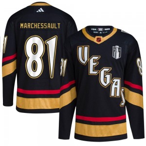 Youth Adidas Vegas Golden Knights Jonathan Marchessault Gold Black Reverse Retro 2.0 2023 Stanley Cup Final Jersey - Authentic