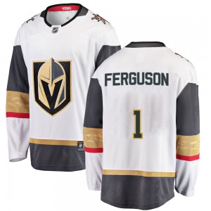 Men's Fanatics Branded Vegas Golden Knights Dylan Ferguson Gold White Away Jersey - Breakaway