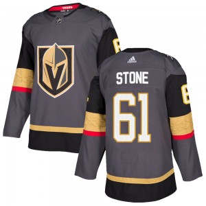 Youth Adidas Vegas Golden Knights Mark Stone Gold Gray Home Jersey - Authentic