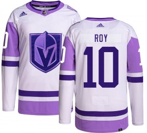 Youth Adidas Vegas Golden Knights Nicolas Roy Gold Hockey Fights Cancer Jersey - Authentic