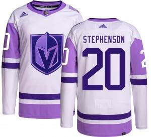 Youth Adidas Vegas Golden Knights Chandler Stephenson Gold Hockey Fights Cancer Jersey - Authentic
