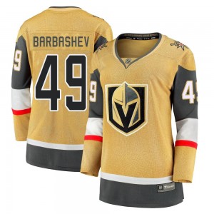Women's Fanatics Branded Vegas Golden Knights Ivan Barbashev Gold Breakaway 2020/21 Alternate Jersey - Premier