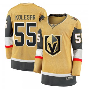 Women's Fanatics Branded Vegas Golden Knights Keegan Kolesar Gold Breakaway 2020/21 Alternate Jersey - Premier