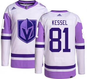 Men's Adidas Vegas Golden Knights Phil Kessel Gold Hockey Fights Cancer Jersey - Authentic