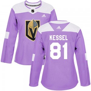 Women's Adidas Vegas Golden Knights Phil Kessel Purple Fights Cancer Practice Jersey - Authentic