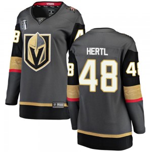 Women's Fanatics Branded Vegas Golden Knights Tomas Hertl Gold Black Home 2023 Stanley Cup Final Jersey - Breakaway